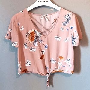 Mudd V-neck Blouse Sz S